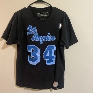 Mitchell & Ness NBA Los Angeles Lakers Shaquille O'neal #34 Shirt Size L
